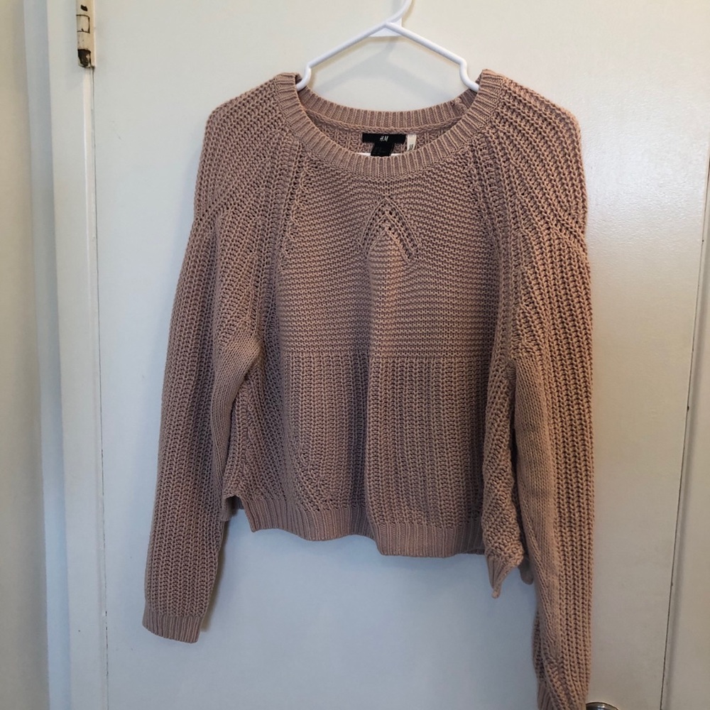 Cropped Knit Sweater - Picture 2 of 5